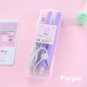 2 In 1 Hair Iron Stijltang Kam Mini Stijltang En Krultang Styling Tools eu Plug