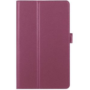 Litchi PU Leather Stand Case voor Sony Xperia Z2 10.1 inch Tablet Flip PU Lederen Stand Beschermende Funda Case + film + pen