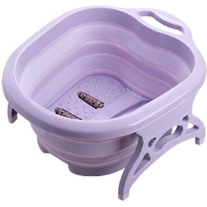 Opvouwbare Voetbad Vlakte Schuimende Massage Emmer Plastic Voet Bad Wastafel Grote Verhooging Voetbad Fording Vat Verminderen Druk