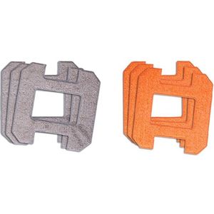 Voor Liectroux Robot X6 Stofzuiger Onderdelen Fiber Mop Doeken 4 Sets Voor Glazenwassen Vacuüm Robot X6 Nat En stomerij Pol