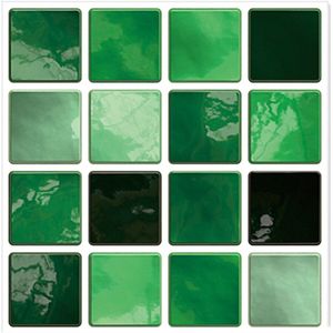 10 Stks/set 10Cm Retro Patroon Vloertegels Muurstickers Badkamer Keuken Zelfklevende Waterdichte Pvc Decals Art Mural home Deco
