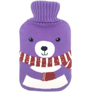 Knit Beschermende Cover Voor 2 Liter Grote Warmwaterkruik Pvc Water Zakken Anti-Brandwonden Cover Warming Handen 16 Kleuren