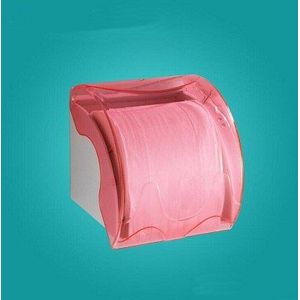 VERKOOP! 5 kleuren ABS kunststof papier roll rekken badkamer tissue doos, Hotel/Wc waterdicht papier houders wall mounted