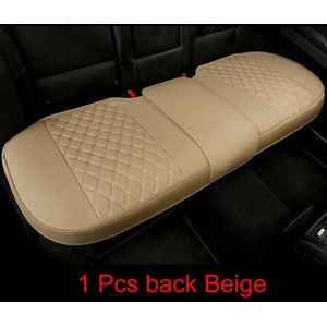 Ultra-Luxe Autostoel Bescherming Enkele Zetel Zonder Rugleuning Pu Senior Lederen Auto Seat Cover Voor Meest Vier-deur Sedan & Suv