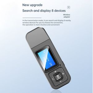 Draadloze Bluetooth 5.0 Adapter Zender Ontvanger Led Handsfree Call Ontvanger Huishoudelijke Televisie Spelen Decoratie