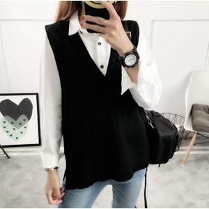 Vrouwen Trui Lente Herfst Wol Vest Mouwloos O-hals Gebreide Vesten Lange Stukken Poullover Vest Vrouwelijke Jumper Pull Femme