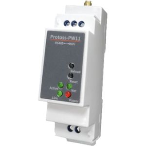 Din-Rail Seriële Poort RS485 Wifi Converter Iot Apparaat Protoss-PW11 AC110V ~ 220V Of Dc Ondersteuning Modbus tcp Om Rtu Mqtt