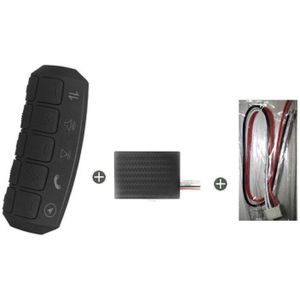 Universele Auto Stuurwiel Afstandsbediening Knoppen Led Dvd Draadloze Controller R2LC
