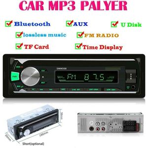 Auto Radio Stereo Audio MP3 Speler 12V In-Dash Single 1 Din Fm Ontvanger Aux Ontvanger Usb Remote controle Autoradio