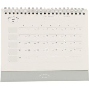 1 Pc Home Office Desktop Kalender Papier Permanent Flip Kalender