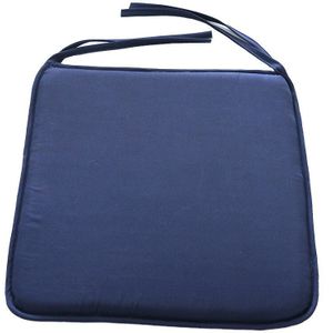 Aankomen Soft Seat Pad Patio Solid Kleurrijke Tuin Vierkante Indoor Dining Tie Op Kantoor Stoel Foam Kussens 37x37cm
