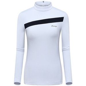 Golf Womens Shirts Warme Fluwelen Golf Kleding Sport Lange Mouw T-shirt Vrouwen O-hals Training Tennis Kleding D0695