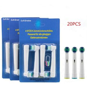 20Pcs Opzetborstels Voor Oral-B Elektrische Tandenborstel Voor Braun Care/Professionele Zorg Smartseries/trizone