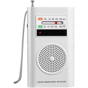 Rd 206S Telescopische Antenne Batterij Aangedreven Dual Band Kantoor Speaker Draagbare Am Fm Pocket Radio Gym Handheld Entertainment Thuis