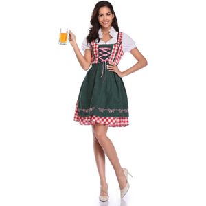 Utmeon Plus Size S-XXL Sexy Kostuum Maid Wench Beierse Fancy Dress Dirndl Voor Volwassen Vrouwen Bier Meisje Oktoberfest Kostuum