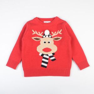 Dulce Amor Kids Kerst Trui Jaar Kleding Kinderen Breien Rendier Trui Tops Jongens Meisjes Haak Gebreide Blouse