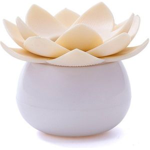 Creatieve Lotus Vorm Tandenstoker Houders Wattenstaafje Houder Opbergdoos Pick Tandenstoker Case Home Decor Met Cap