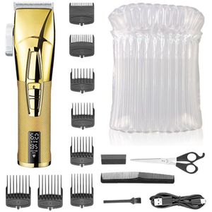Kemei Professionele Tondeuse Voor Mannen Verstelbare Elektrische Baard Trimmer Oplaadbare Kapper Machine Cordless Metalen Handvat