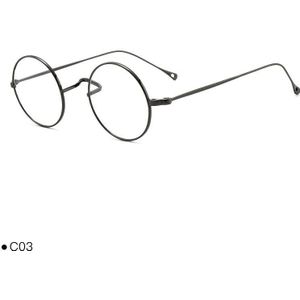 SO SMOOTH WIND - KMN136 - Titanium Bril - Unisex - Klein - Retro