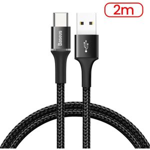 Baseus Usb Type C Kabel Voor Samsung Xiaomi Redmi Note 7 10 3A Snelle Oplaadsnoer USB-C Oplader Mobiele Telefoon usbc Type-C Kabel 3 M