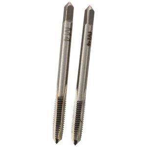 BMBY-2 Stuks Metalen 4Mm M4 Schroefdraad Metric Pluggen Kranen Handje
