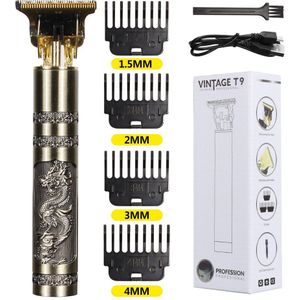 Elektrische Tondeuse Tondeuse Kapper Kapsel Usb Oplaadbare Baard Trimmer Mannen Cordless Haar Snijmachine