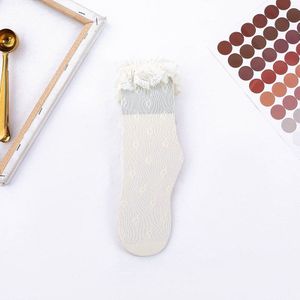 Meisjes Kant Mooie Meisjes Sokken Zachte Zoete Vrouwen Sokken Wit Stockingsknee Hoge Knie Hoge Sokken