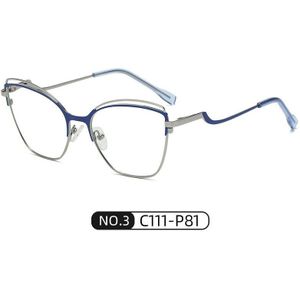 Uvlaik Vrouwen Mode Cat Eye Bril Frame Retro Blauw Licht Brillen Bijziendheid Recept Optische Eyewear