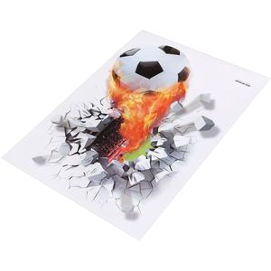 Afvuren Voetbal Through Muurstickers Voor Kinderkamer Decoratie Thuis Decals Voetbal Funs 3d Muurschilderingen Sport Game Pvc Poster