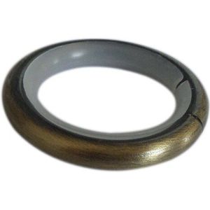 50 Stks D34mm Ijzeren Ringen Met Slide Attachment, Gordijnroede Ringen voor Raamdecoratie