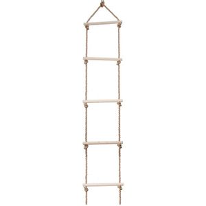 Kinderen Grappig Speelgoed 5 Houten Sporten Pe Touw Ladder Kinderen Klimmen Speelgoed Sport Touw Schommel Veilig Fitness Speelgoed Apparatuur Outdoor tuin