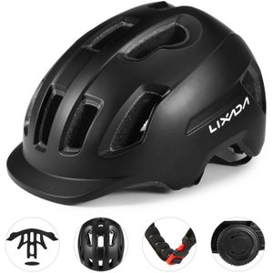 Lixada Mountainbike Helm W/Zonneklep Ultralight Verstelbare Mtb Fiets Helm Mannen Vrouwen Sport Outdoor Helm