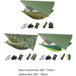 Klamboe Hangmat Set Zonnescherm Luifel Tent Met Waterdichte Outdoor Camping Voor Huishoudelijke Outdoor Leisure Supply