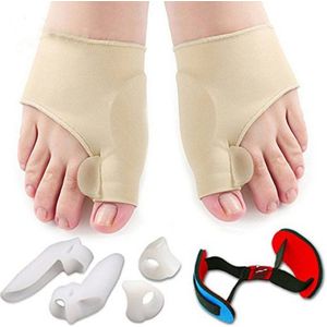 7 Stuks/set Soft Bunion Protector Toe Straightener Scheiden Siliconen Teenseparators Duim Valgus Voetverzorging Voet Pijn Gemak