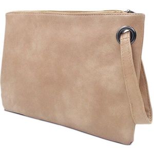 Solid Handtas Vrouwen Clutch Bag Leer Vrouwen Envelop Tas Rits Avondtasje Vrouwelijke Koppelingen Handtas Torebki Damskie