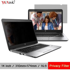 14 inch (310mm * 174mm) privacy Filter Voor 16:9 Laptop Notebook Anti-glare Screen protector Beschermende film