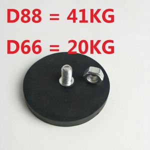 Draagbare Rubber Coated Neodymium Magneet beugel Auto Led bar Mounts sucker lamp houder stand voor offroad led verlichting bar