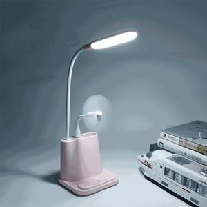 Usb Oplaadbare Led Bureaulamp Touch Dimmen Aanpassing Tafellamp Voor Kinderen Kids Lezen Studie Slaapkamer Woonkamer