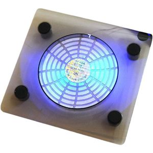 Usb Notebook Cooler Blue Led Licht Heatsink Laptop Pc Base Computer Cooling Pad Warmteafvoer Beugel