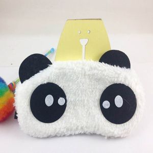 1 pcs 18x9 cm Mooie Panda Gezicht Slaap Maskers Oogmasker Slapen Blindfold Nap Cover Gezondheidszorg Gereedschap draagbare Slapen Oogmasker