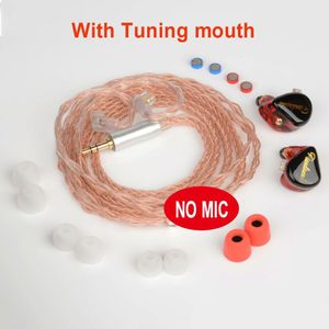 Met Tuning Mond Hifi Koptelefoon Iem 0.78 Hars Oordopjes Dynamische Headset Dj Stage Sport Single Crystal Koper Upgrade Kabel