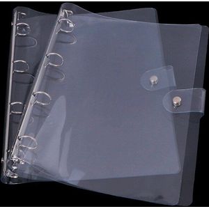Transparante Kleur Plastic Clip Bestandsmap A4 Notebook Losse School Kantoor