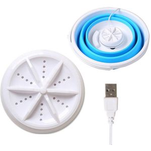 Fold-Bad Mini Wasmachine Ultrasone Reiniging Kleine Draagbare Washer Usb Slaapzaal Mini Wasmachine Met Vouwen Vat