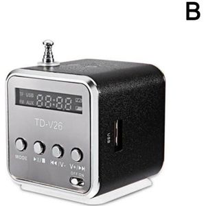 TD-V26 Draagbare Micro Tfb Mini Speaker Music Player Draagbare Radio Speaker MP3 Speler Laptop Mp3 Telefoon Stereo Fm MP4 Y5S7