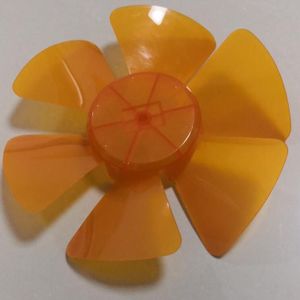 Oranje Kleur Plastic Fan Blade Voor 10 Inch Tafel Ventilator Onderdelen 8 Mm Centrale Gat 23 Cm Diameter