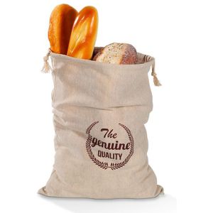 1Pc Herbruikbare Linnen Brood Baguette Tassen Biologisch Katoen Brood Keuken Groente Fruit Rijst Opbergzakken