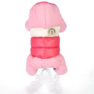 Winter Hond Kleding Jumpsuit Pet Warme Jas Waterdicht Jas Hooded Kleding Voor Kleine Puppy Honden Chihuahua Pug Kleding Outfits