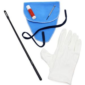 Houtblazers schoon zorg kit set draagbare fluit schoonmaakdoekje instrument onderhoud kit