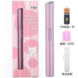 Vrouwen Elektrische Wenkbrauw Trimmer Beveiliging Ontharing Eye Brow Epilator Mini Shaper Scheerapparaat Pijnloos Scheermes Gezichtshaar Remover
