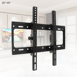 50Kg Verstelbare 26 - 52 Inch Tv Muurbeugel Flat Panel Tv Frame Ondersteuning 15 Graden Tilt Voor lcd Led Monitor Platte Pan
